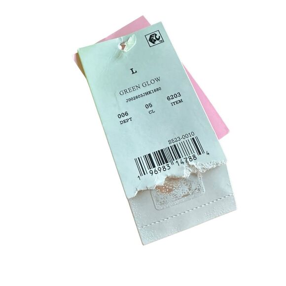 Hello Kitty lime green tank top Be Kind’ sz Large 10-12 NEW - Picture 3 of 5